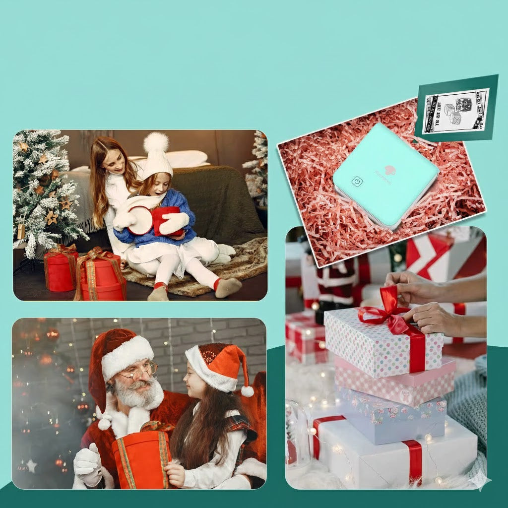 MyriPrinty™ – Mini Bezprzewodowa Drukarka Termiczna 53mm do Naklejek i Notatek | Zero Atramentu, Maksymalna Kreatywność